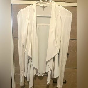 White cardi/blazer by Lucy Paris. Size small